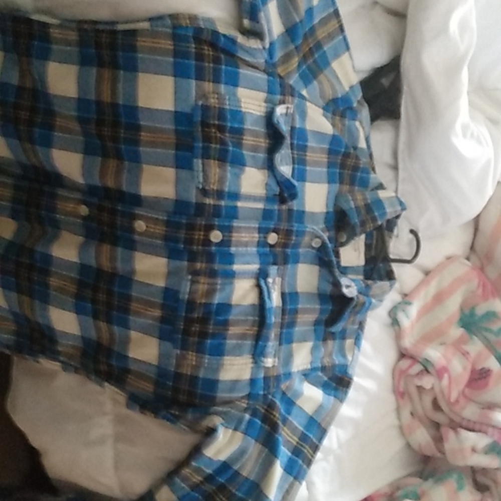 Abercrombie flannel button up shirt